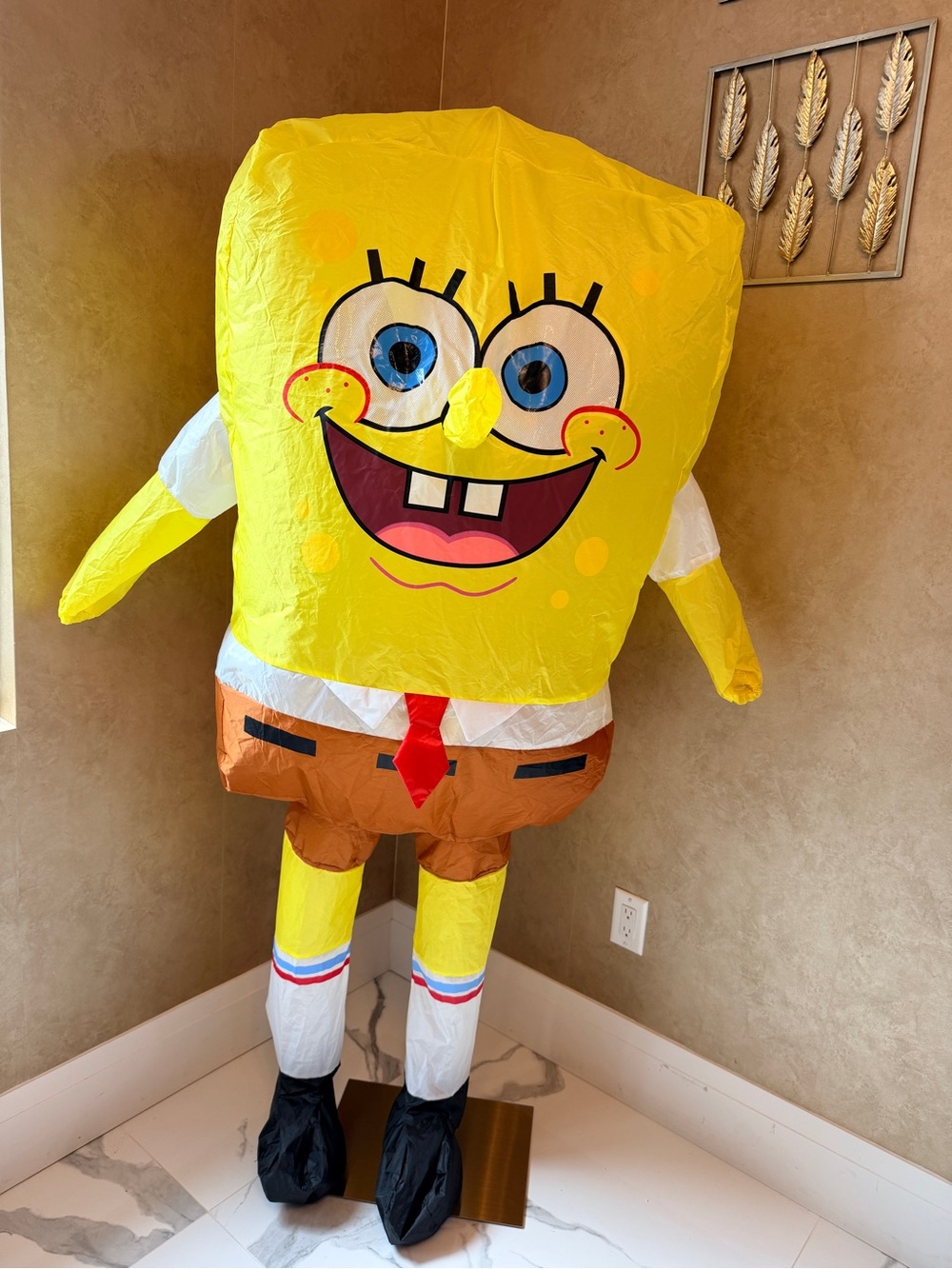 SpongeBob Squarepants Yellow Inflatable Costume